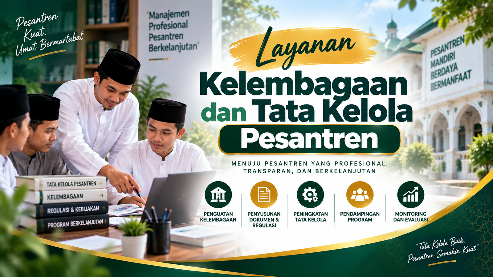 Layanan Kelembagaan dan Tata Kelola Pesantren